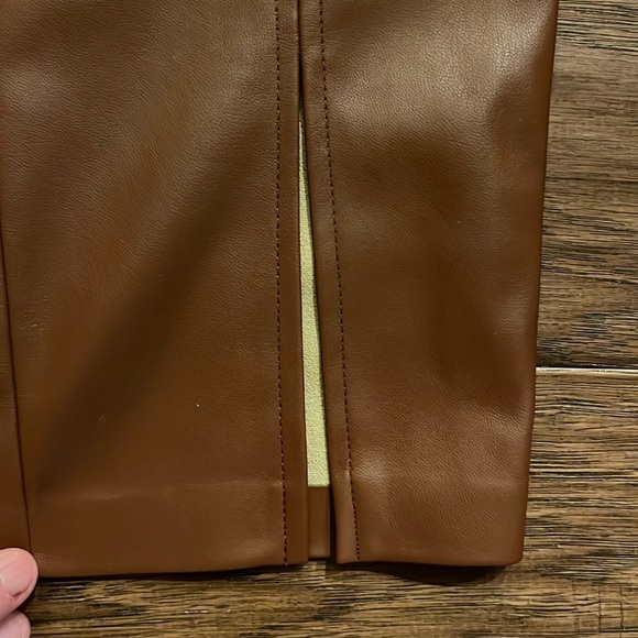 Jason Wu Womens Faux Leather Pants Size L - Picture 3 of 6